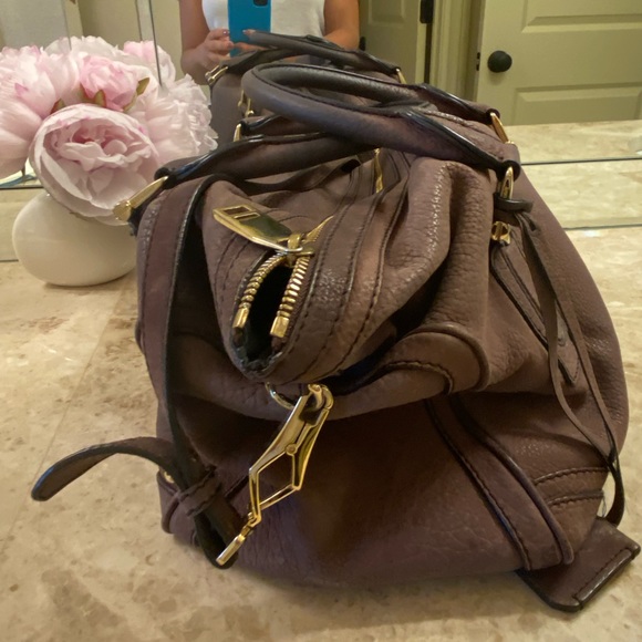 BURBERRY Leather Dusty Mauve Purse - Picture 4 of 10